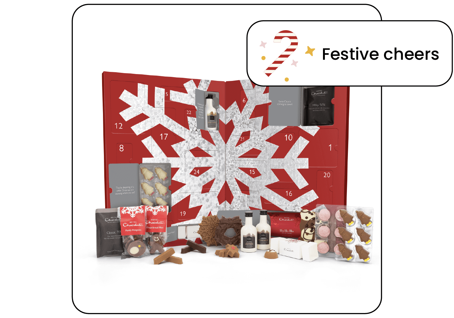 Huggg Christmas advent calendar gifts and seasonal treats